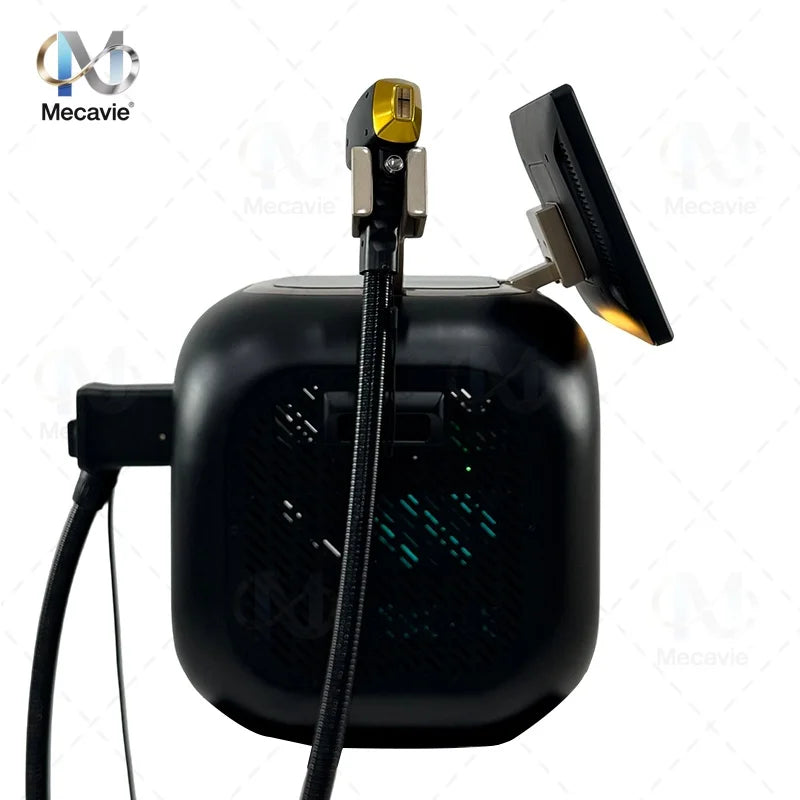 Equipo portátil de depilación láser con diodo de 808 nm, que proporciona una sensación refrescante y permite una depilación indolora. Dispositivo de reducción de vello con lente de colimador de eje rápido, ideal para r