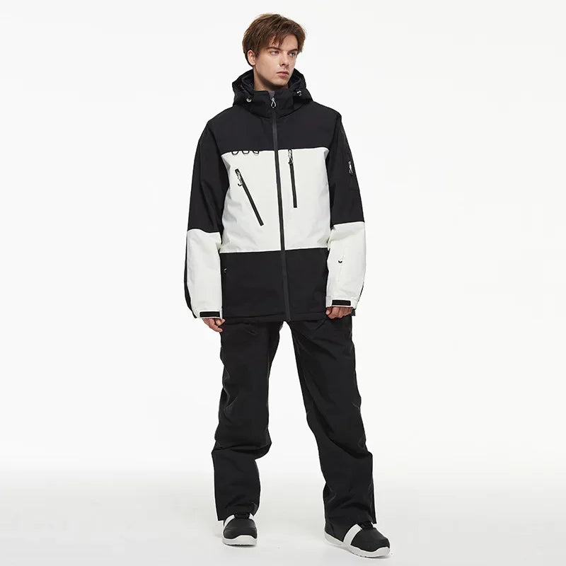 Traje de esquí térmico para hombre y mujer, temporada de nieve 24-25, pantalones impermeables para snowboard y esquí.
