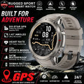 2026 GPS Smart Watch Men 5ATM Waterproof 170+ Sports Offline Map Compass Altimeter AMOLED Bluetooth Call Outdoor Smartwatch Man