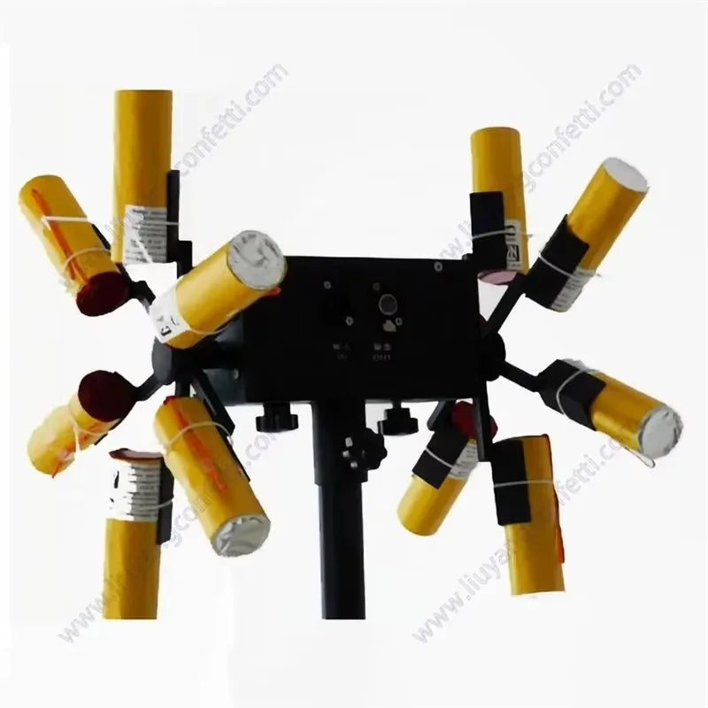 Máquina de Chispas Frías de Doble Rueda para Pirotecnia, Bodas, Eventos, Festivales, con Control Remoto