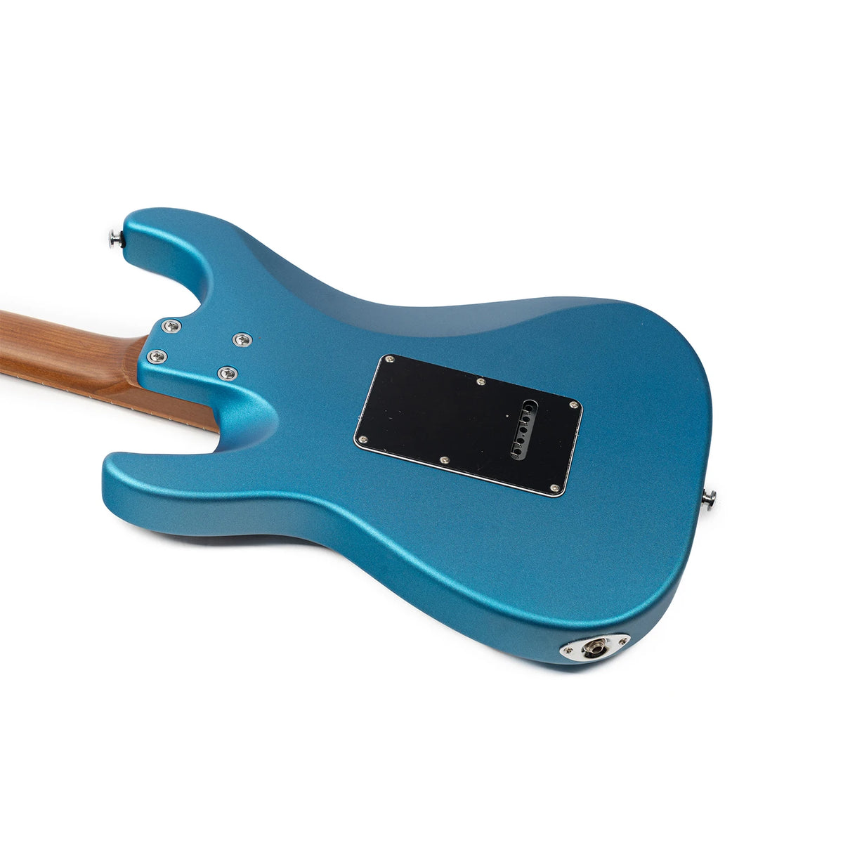 EART Guitar Nexus-S2, guitarra eléctrica HSS de caoba/acero tostado de 25,5"