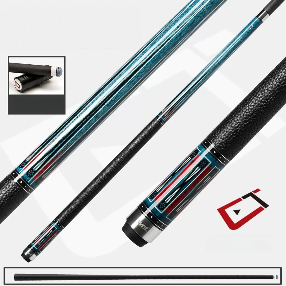 Taco de billar Cuetec Magician Carbon Cynergy de 58 pulgadas, 11.8/12.5mm