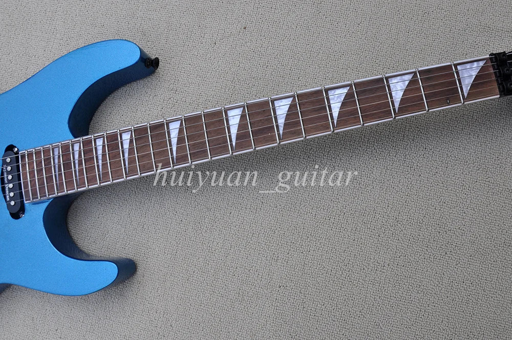 Guitarra Eléctrica Flyoung de 6 Cuerdas Azul JK Floyd con Diapasón de Palisandro de 24 Trastes