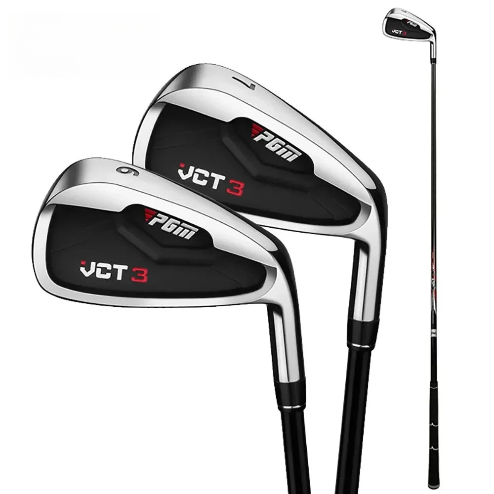 Palos de Golf para Hombre, Juego de Hierros 5/6/7/8/9/P/S, Acero Inoxidable, para Principiantes, TIG031