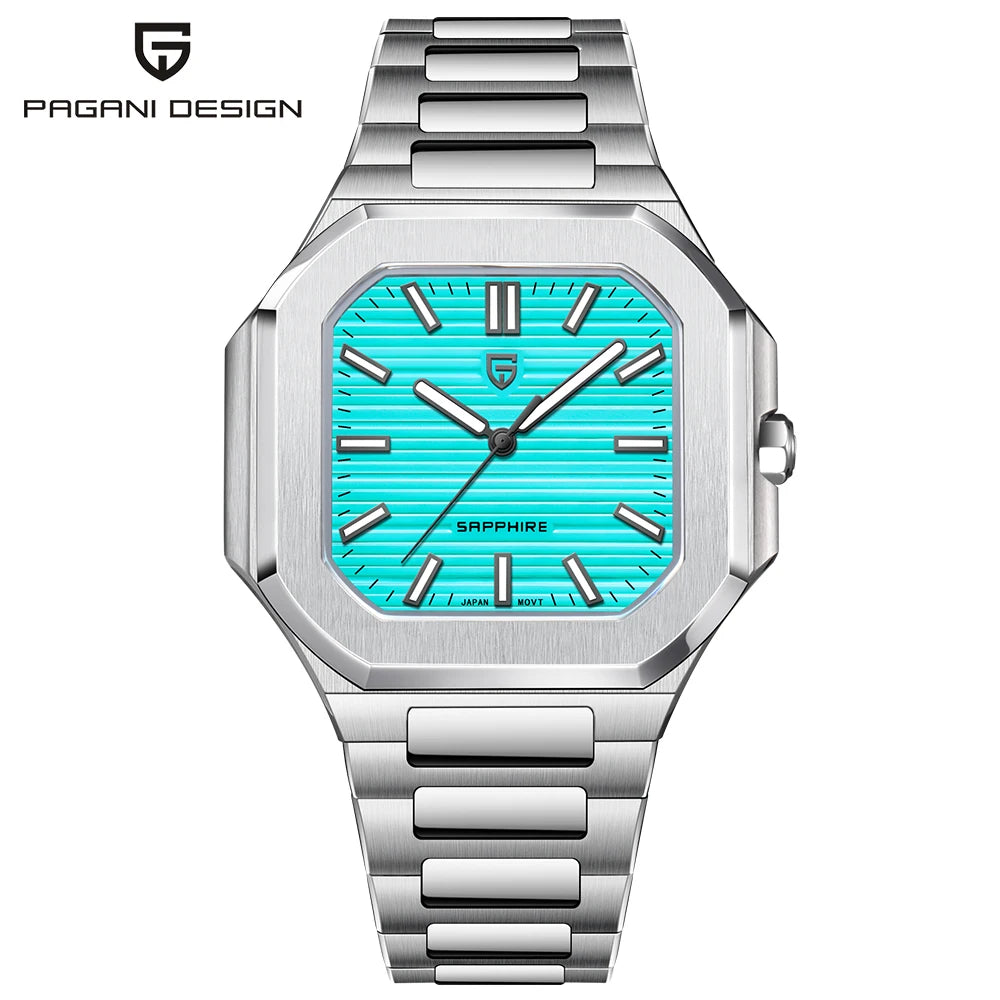 2026 New Men's Watches PAGANI DESIGN Luxury Quartz Watch For Man VH31 Wristwatches Waterproof AR Sapphire Mirror Stainless Steel