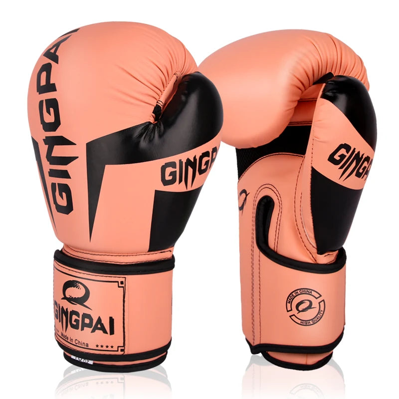 6oz 10oz 12oz hombres mujeres guantes de boxeo transpirable fitness saco de boxeo guante kick boxing MMA guante Muay Thai guantes de patada Protecto