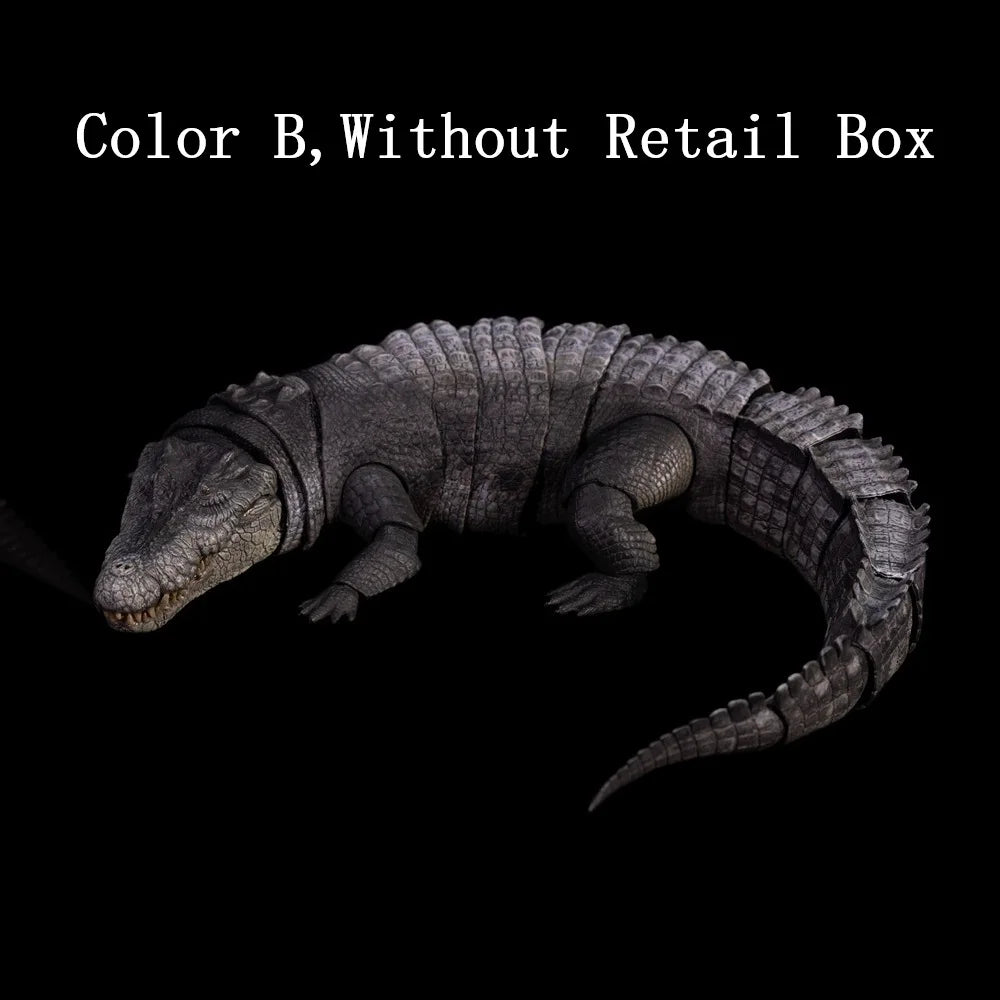 Modelo de Cocodrilo de Agua Salada Crocodylus Porosus de Nanmu Studio, El Rey de los Anjos y Señor del Sangre, Juguete Animal