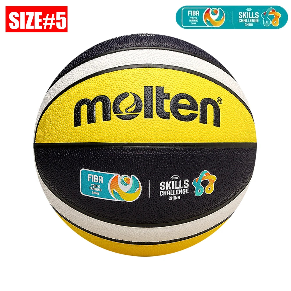 2025 nuevas pelotas de baloncesto fundidas tamaño oficial 7/6/5 PU resistente al desgaste juego de entrenamiento de baloncesto interior al aire libre hombres baloncesto