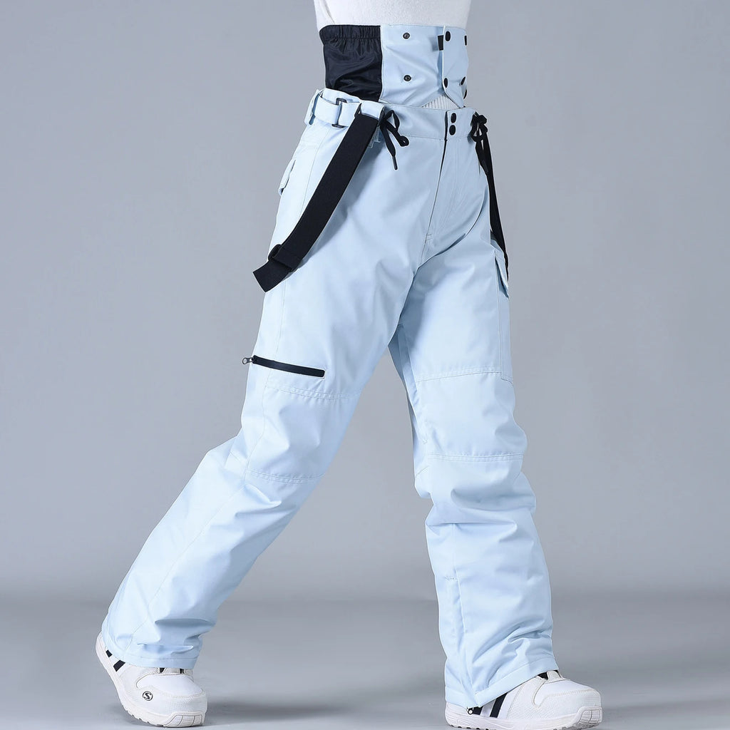 Nuevo, hombres y mujeres, pantalones de nieve con protección de cintura, pantalones de nieve de Snowboard, ropa de esquí, pantalón de traje de esquí, pantalones de snowboard