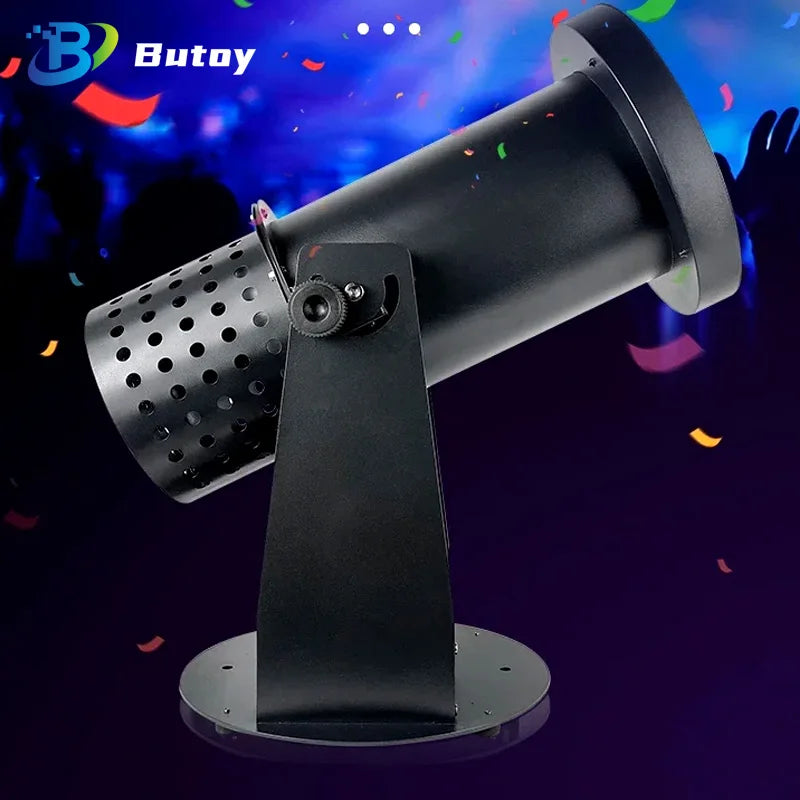 Envío desde la UE, Máquina de Confeti LED Butoy de 1500W, Control DMX, Cañón de Confeti Eléctrico para Bodas, DJ y Fiestas