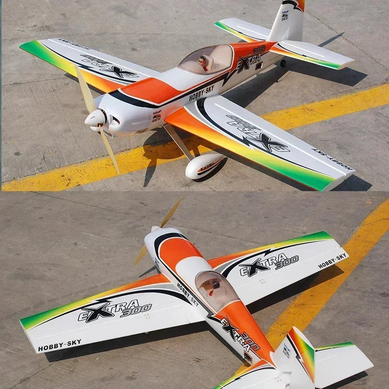 Haokai modelo de aviación tercera generación Extra300 efectos especiales 3d Haofei 30e1 metro 2 alas Span avión ala V3 regalo de cumpleaños