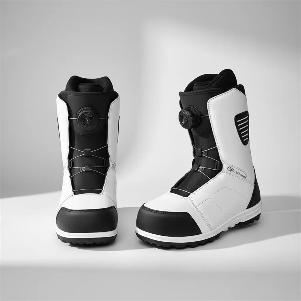 Botas de Nieve para Adultos, Antideslizantes, Impermeables, Cálidas, para Hombres y Mujeres, con Sistema de Ajuste Rápido de Alambre de Acero