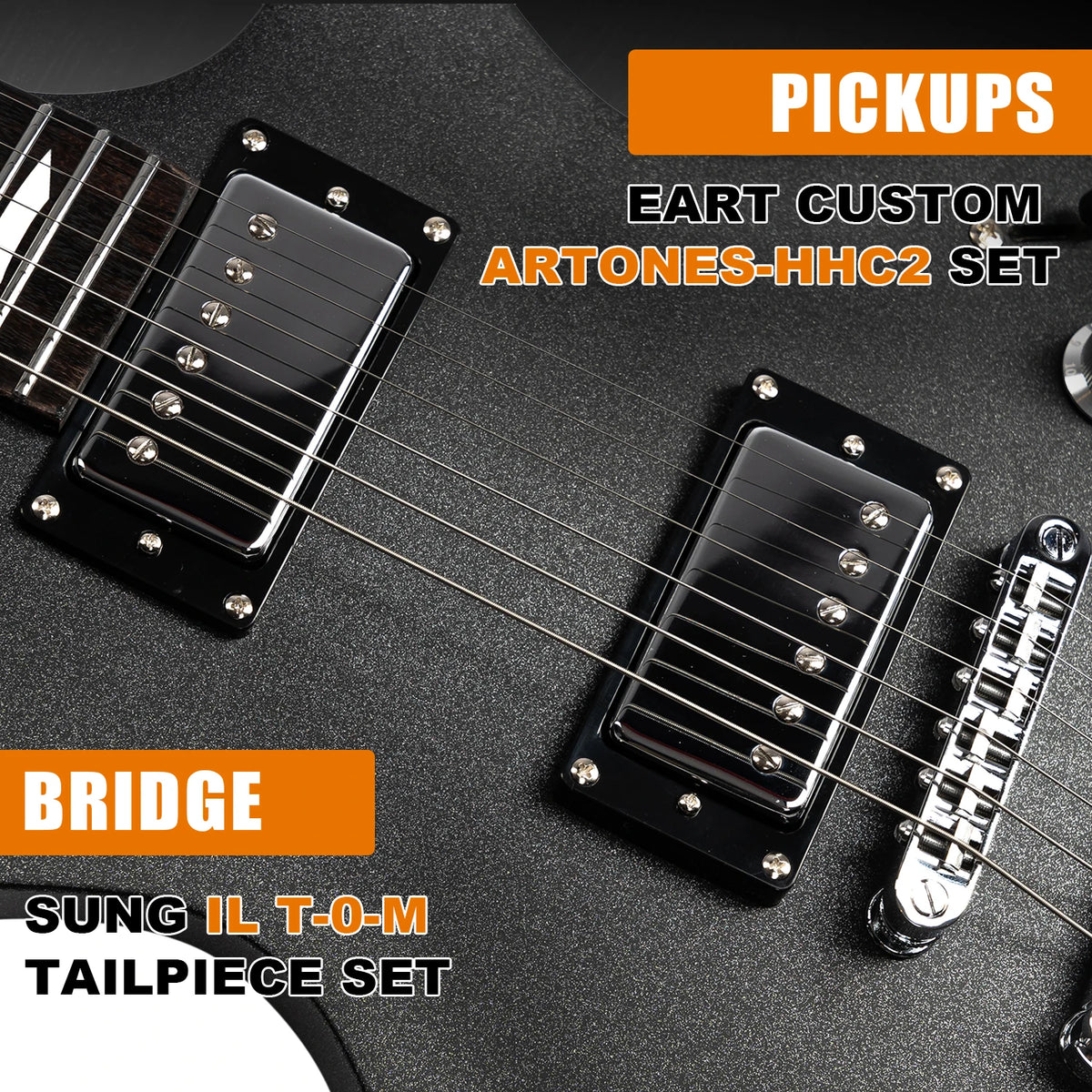 Eart Guitars Guitarra eléctrica EGLP-TH1