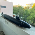 Submarino teledirigido clase Seawolf RC 1/120 de 116 cm con función de lanzamiento, modelo de barco de guerra, juguete, RTR
