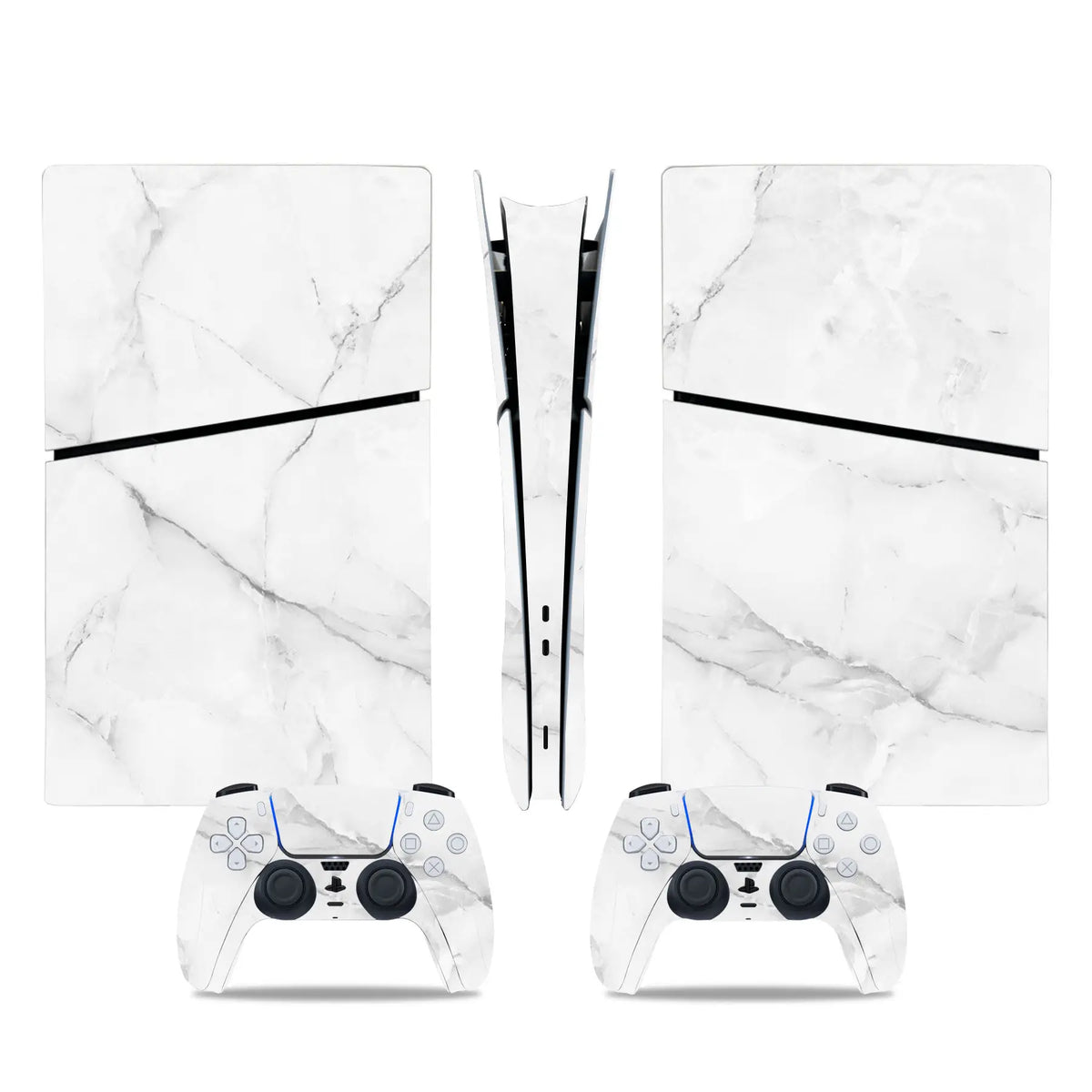Pegatina de vinilo para PS5 Slim Digital, set completo de cubierta para consola de juegos y mando inalámbrico