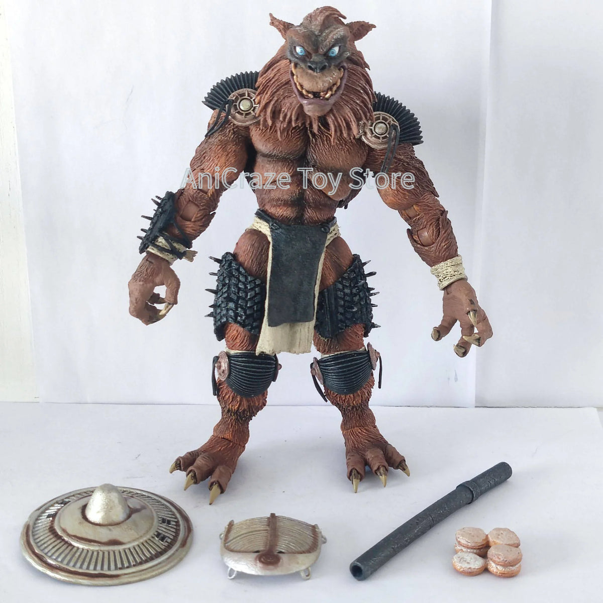 Figura de acción y estatua de colección TMNT NECA, reportera con ropa amarilla, Splinter y soldado del Clan del Pie en blanco y negro, modelo de juguete, regalo