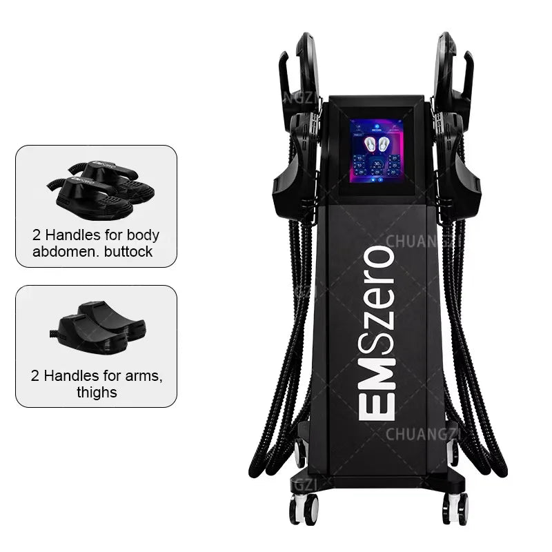 Máquina de Adelgazamiento EMSZERO PRO 6500W NEO Hi-emt, EMS+EMT/RF Nova, Escultor Corporal EMS, Estimulador Muscular Pélvico EMSZero para Salón