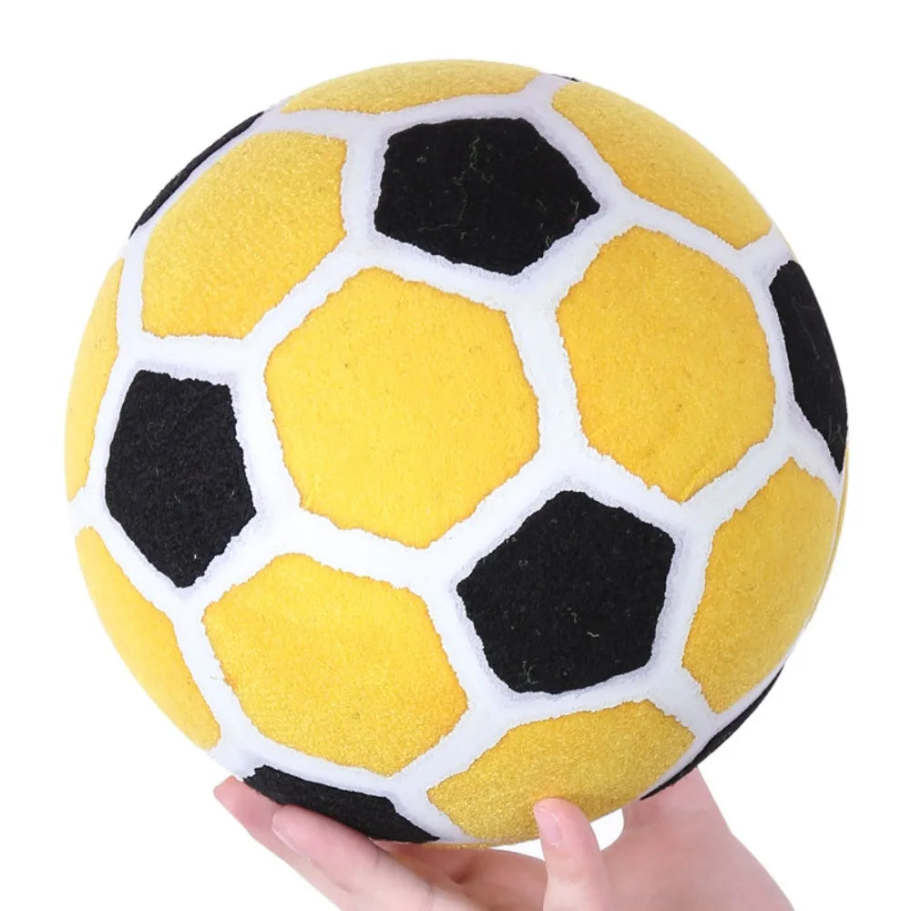 Balón de Fútbol Adhesivo Tamaño 4, Inflable, Colorido, con Cinta Mágica, Superficie de Velcro, Tacto Suave, de Fieltro