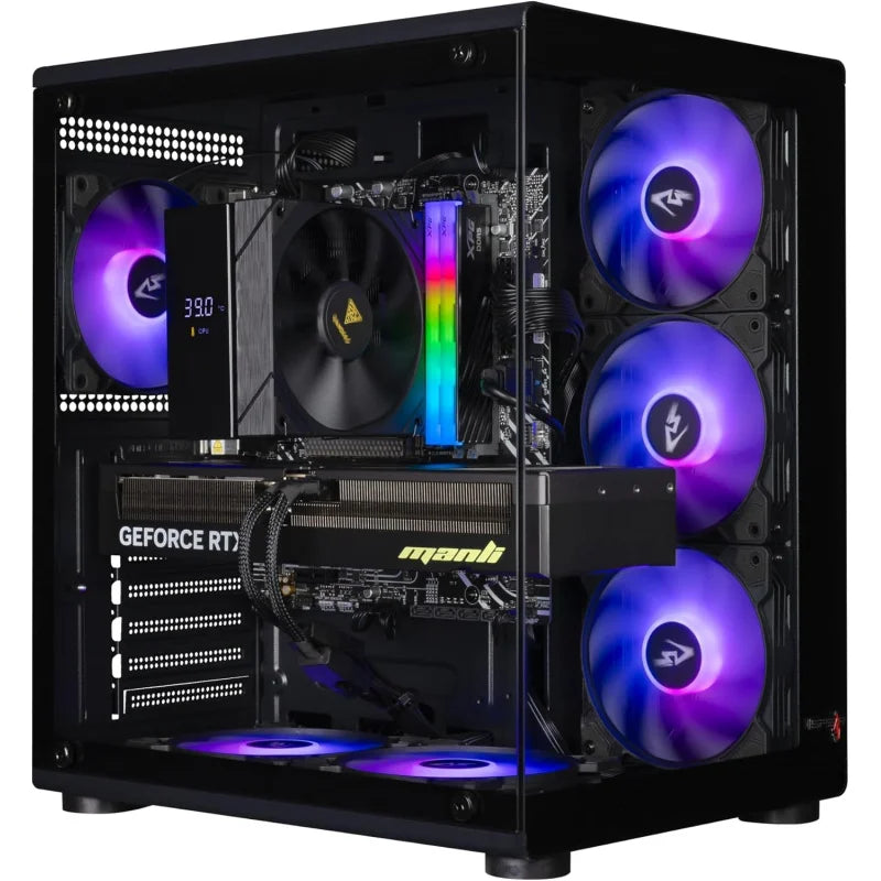 Pack Gaming – TTX-ECO BLACK - RTX 5060Ti 16GB || i5-14400F || H610 + WiFi-Bluetooth || 32GB DDR5 || 1TB M.2