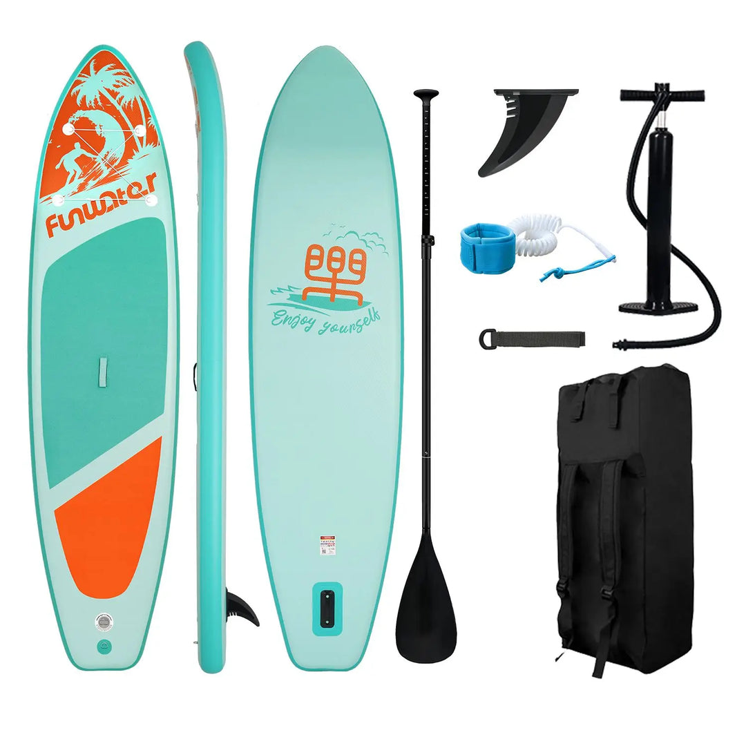 FunWater-tabla de remo de pie, tabla de Paddle inflable, tabla de Paddle antideslizante para deportes acuáticos, tabla de Surf Sup