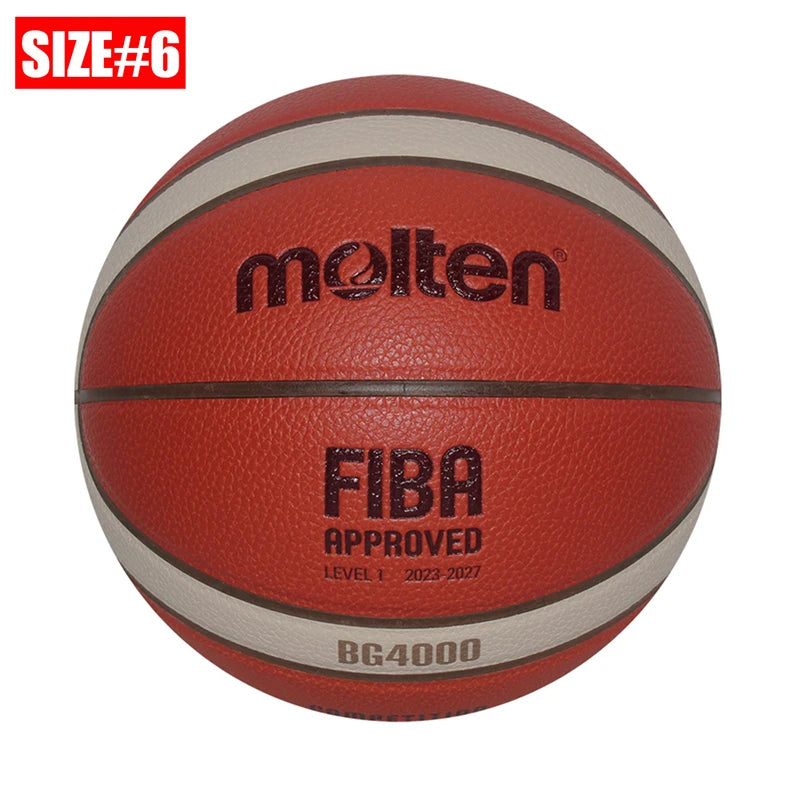 Balón de Baloncesto Molten 2026, Tamaño Oficial 7/6/5, Material PU, para Interior y Exterior, Entrenamiento, Partidos, Equipo, Baloncesto Original