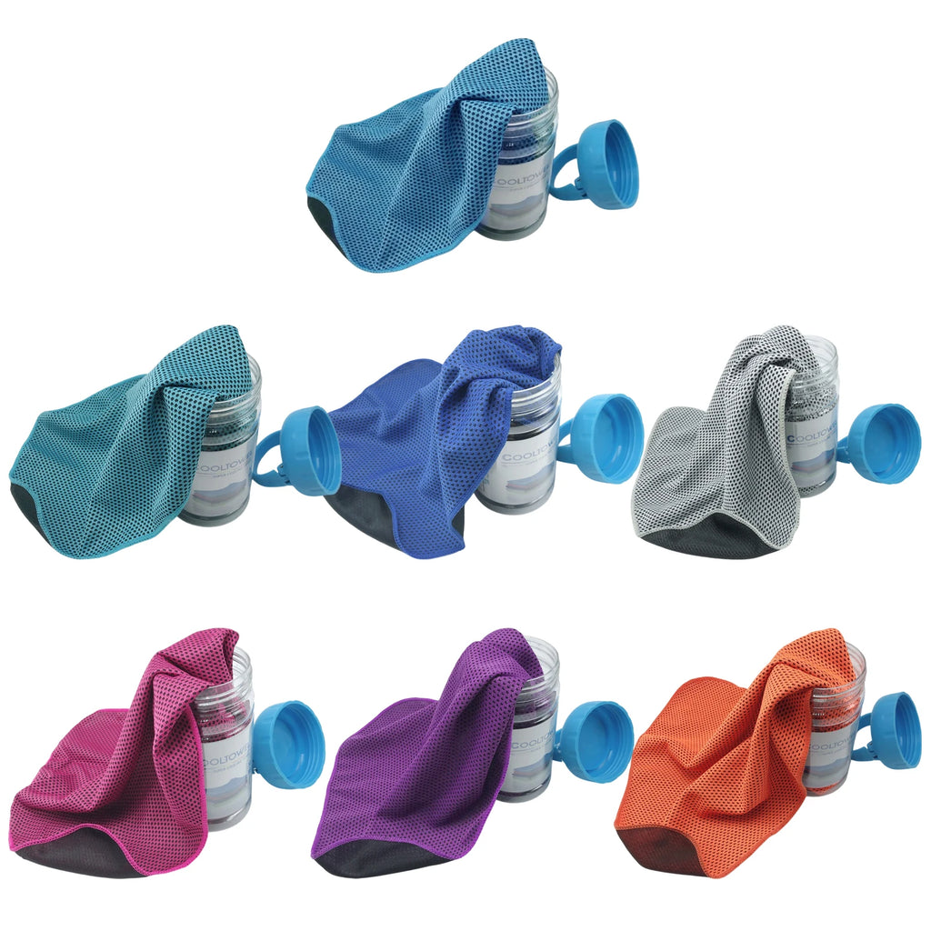 Toalla Refrescante Suave y Transpirable de 39.4 x 11.8 Pulgadas, Envolturas para el Cuello de Enfriamiento Instantáneo, Toalla de Microfibra de Secado Rápido para Yoga, Gimnasio, Deportes, Correr