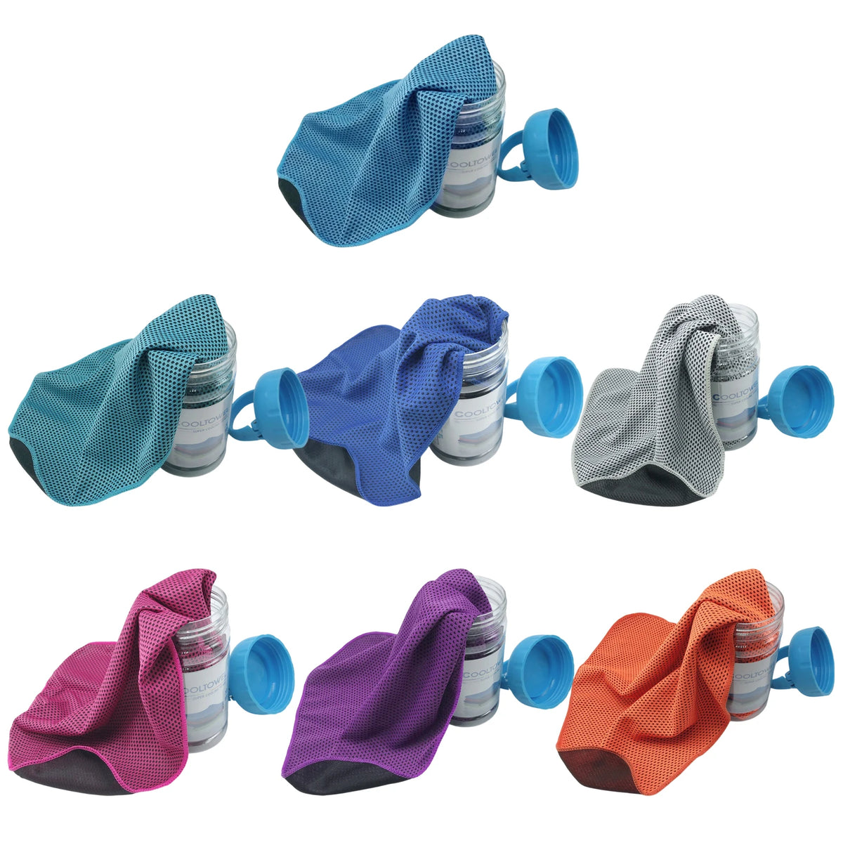 Toalla Refrescante Suave y Transpirable de 39.4 x 11.8 Pulgadas, Envolturas para el Cuello de Enfriamiento Instantáneo, Toalla de Microfibra de Secado Rápido para Yoga, Gimnasio, Deportes, Correr