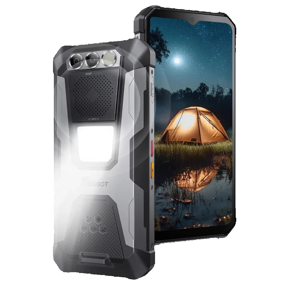 Smartphone robusto FOSSiBOT F106 Pro 15GB(8+7) RAM / 256GB ROM 12000mAh Android 14 6,58" 48MP Helio G85 Teléfono doble SIM 4G