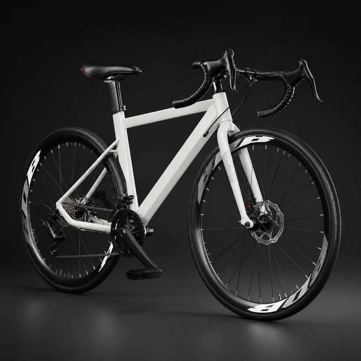 Bicicleta de carretera 700C, bicicleta de carreras ligera con manillar de caída, 21, 24, 27 velocidades, freno de disco mecánico, bicicleta urbana para adultos