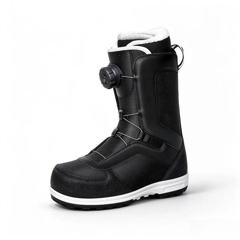 Botas de Snowboard Impermeables y Cálidas de Alta Rigidez para Carving, Deportes de Nieve de Invierno, Esquí de Montaña y Descenso para Adultos