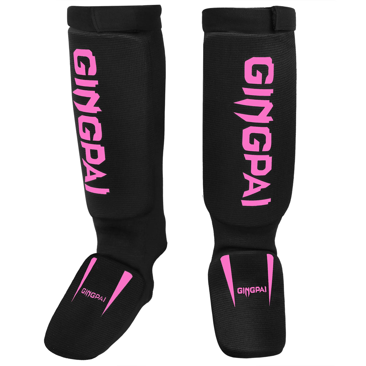 Protectores de espinilla de algodón para boxeo, MMA, TKD, Kickboxing, Muay Thai, con protección de empeine, tobillo y pie, y soporte para pierna para entrenamiento