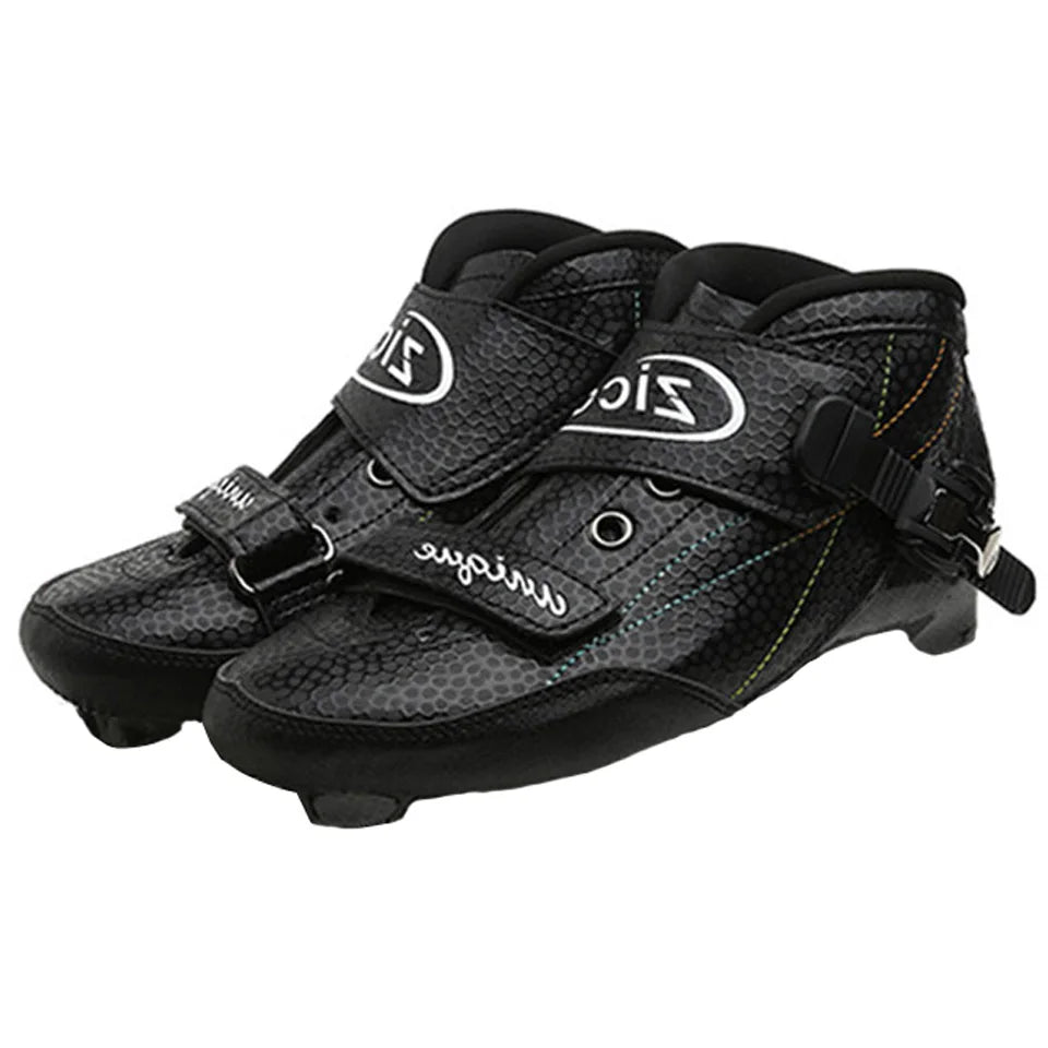 Patines en línea patines de velocidad originales ZICO zapatos de Skate de fibra de carbono patines de patinaje de carreras profesionales 4*90/100/110mm /3*125mm