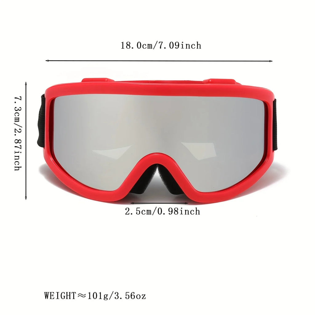 Gafas de Esquí TPU Nuevas con Marco Grande para Hombre, Protección Contra el Viento, Protección UV, Gafas de Ciclismo y Escalada