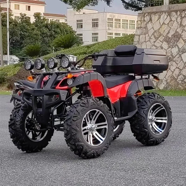 Vehículo Todoterreno ATV Big Bull, Motocicleta de Montaña 4x4 con Tracción en las Cuatro Ruedas, Vehículo Utilitario Automático para Adultos