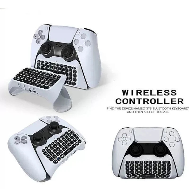 Teclado inalámbrico Bluetooth para controlador PS5 Playstation 5, accesorios de mando, kit de juego para jugadores