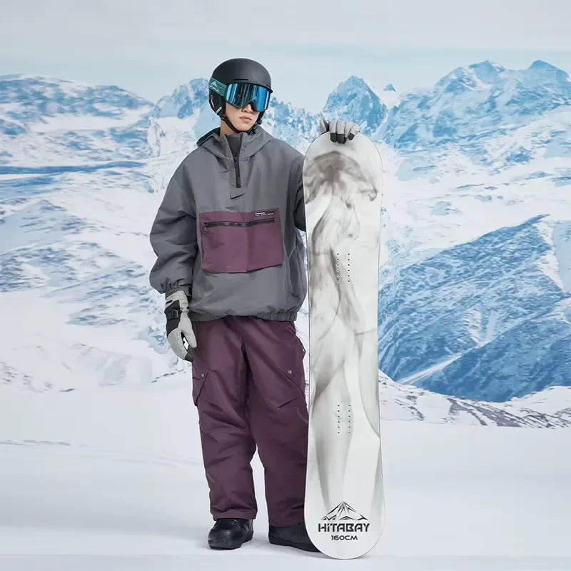 Tabla de snowboard de madera para adultos, deportes de invierno al aire libre, tabla de esquí duradera, precio bajo