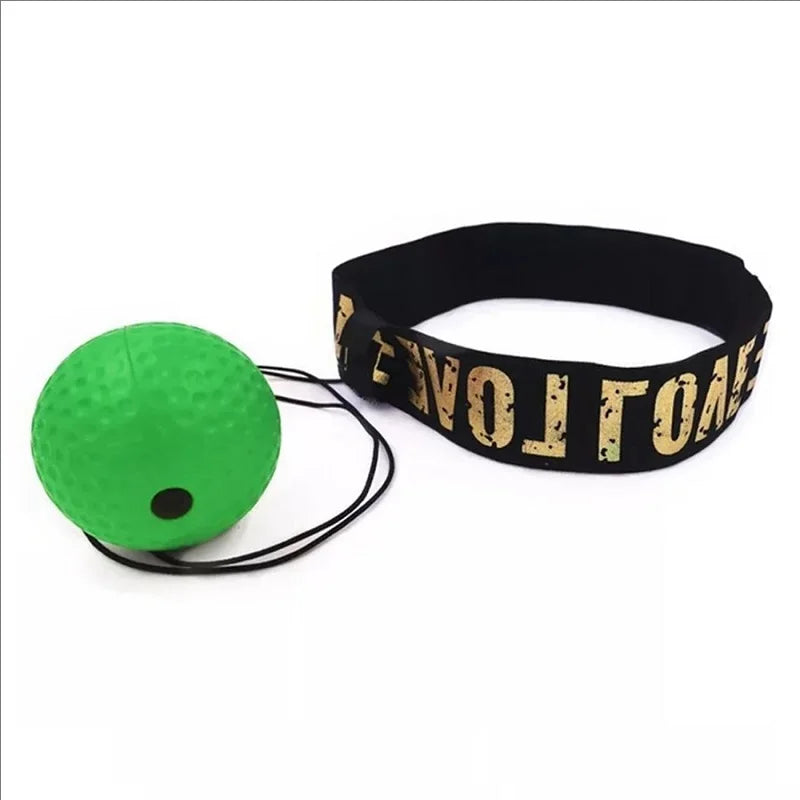 Pelota de velocidad de boxeo Muay Thai con banda para la cabeza para lucha de boxeo Sanda, entrenamiento de tiempo de reacción de velocidad rápida, entrenador de reflejos de boxeo