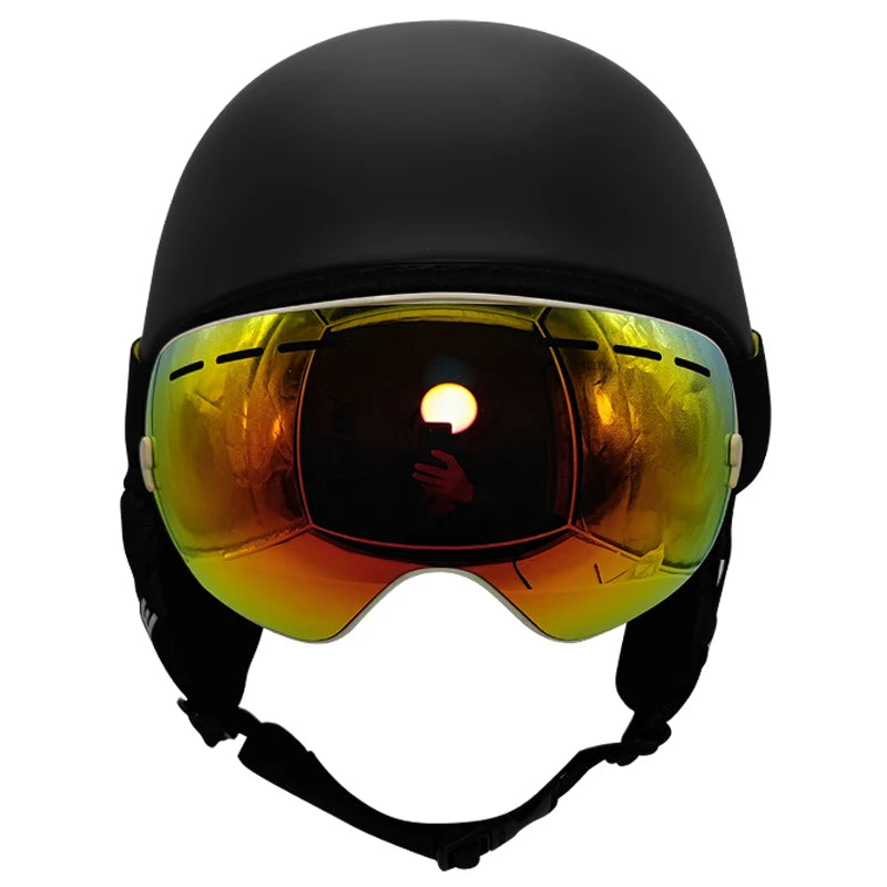 LOCLE-casco de esquí para hombre y mujer, casco de seguridad CE en molde para esquí, Snowboard, monopatín, moto de nieve, talla S/M/L/XL