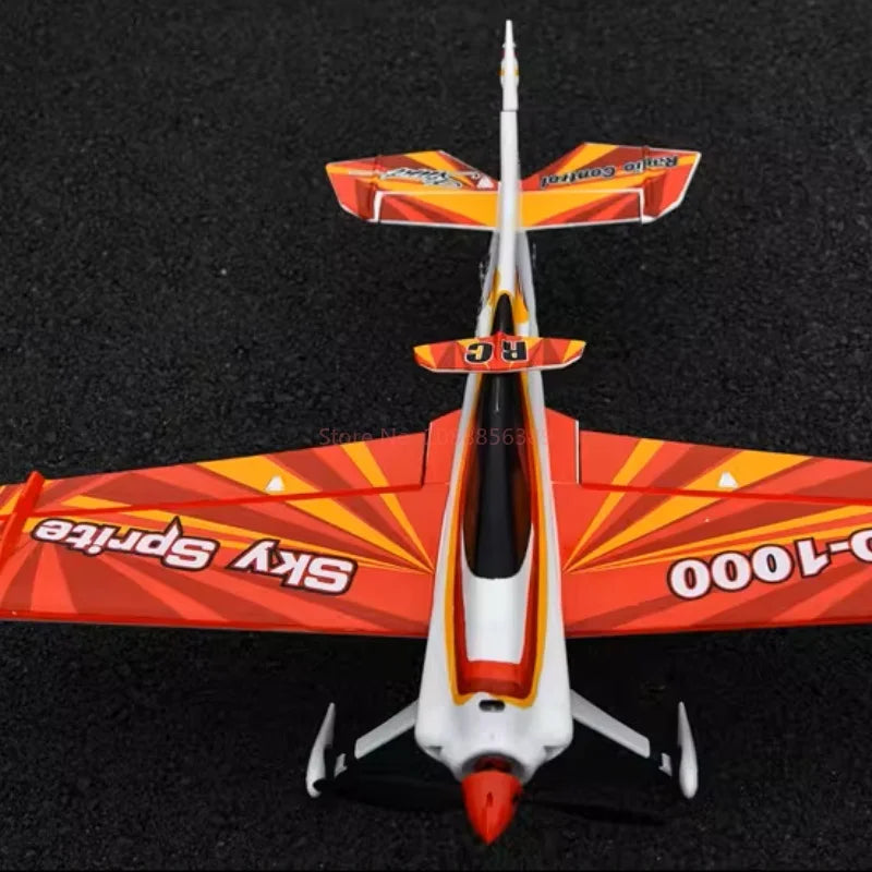 Avión a Escala de Ala Fija Sky Sprite RC, Envergadura de 1000 mm, 15E, Acrobacias 3D, Material EPO, para Aficionados a la Radiocontrol