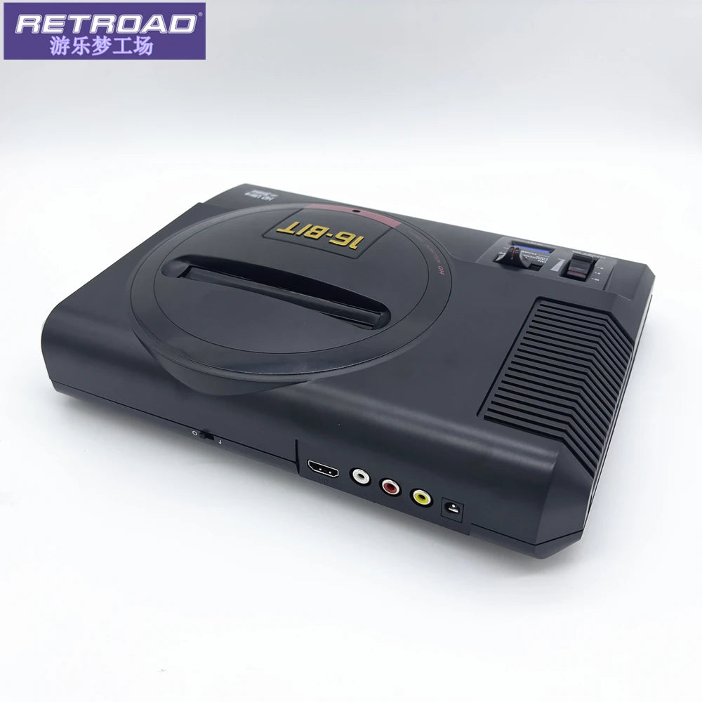 Consola de juegos Retro RETROAD de 16 bits, HD y RCA, 170 juegos, controladores inalámbricos, cartucho de juego Play Genesis/Mega Drive, nueva versión 2025
