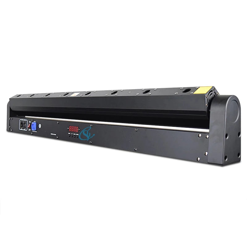 Proyector Láser DJ de 8 Ojos, Barra de Luz Láser Roja de 8X500mw, Luces de Cabeza Móvil con Control DMX, Iluminación de Discoteca para Escenario, Fiestas y Espectáculos