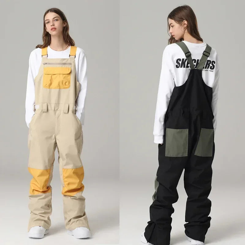 Pantalones de Esquí de Invierno, Mono de una Pieza, para Deportes al Aire Libre, Pantalones de Snowboard para Mujer, Overoles para Hombre 2025, Impermeables y Resistentes al Viento