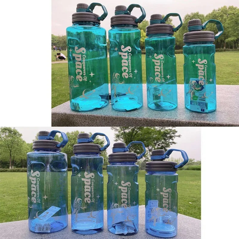 Botella de agua deportiva para Fitness, botella de agua de plástico de gran capacidad de alta calidad para escalada al aire libre, botella de bebida para bicicleta, hervidor