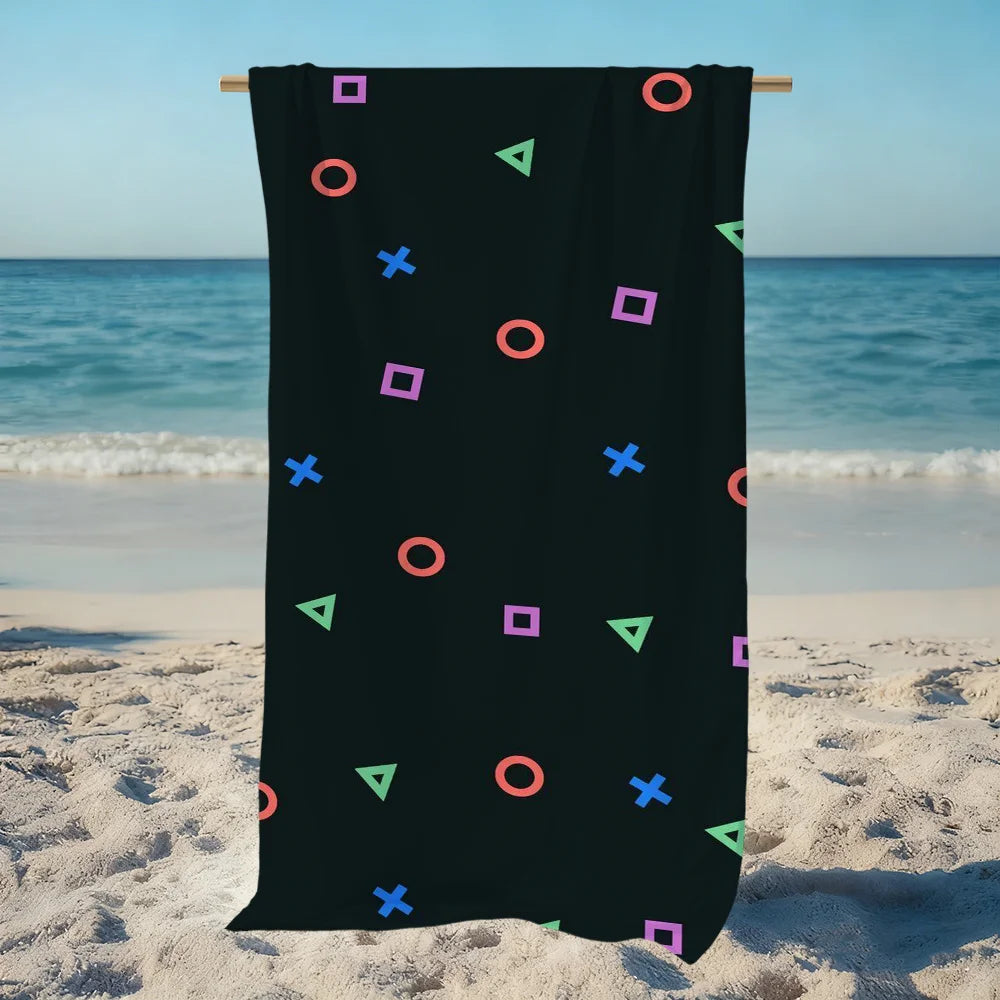 Toalla de playa Cool P-Play-y Fashion, toallas de piscina suaves de secado rápido, regalo para viajes, gimnasio, ducha, deportes de camping