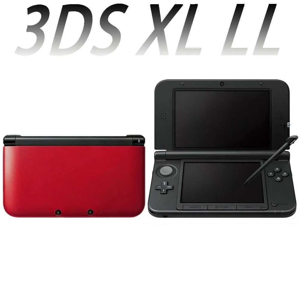 Consola de juegos original 3DS XL LL - Sin arañazos en la pantalla - Consola sin restricciones de región - Con lápiz táctil y cable de datos - 3DS XL / 3DS LL