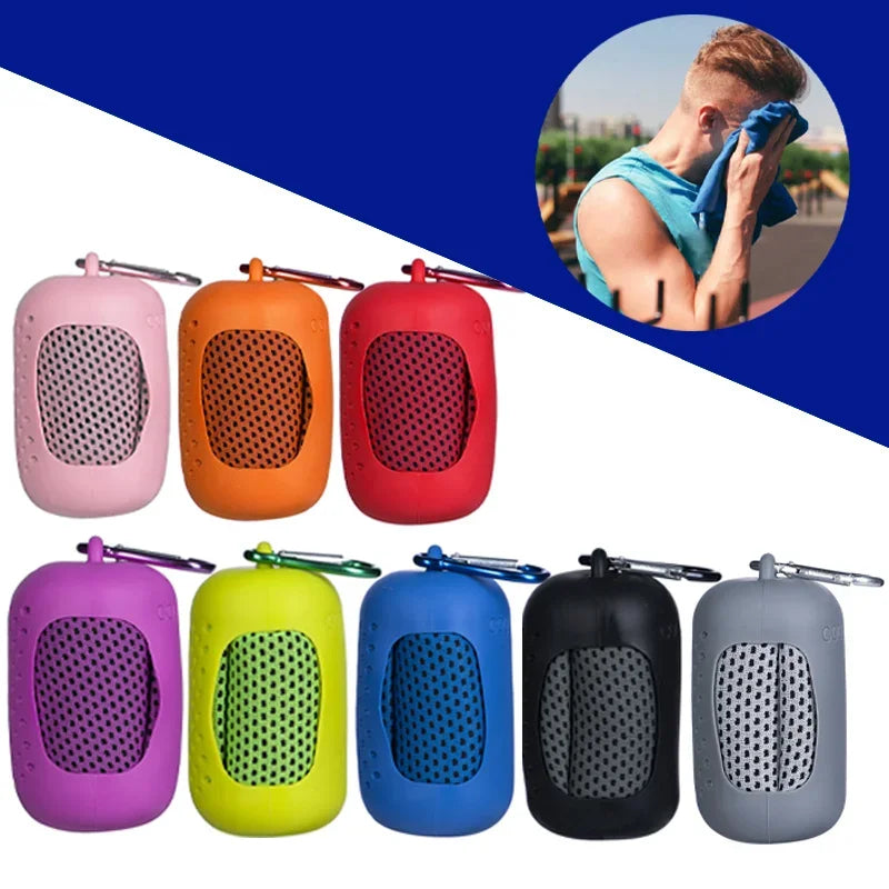 Toalla de hielo refrescante para deportes de secado rápido de microfibra para exteriores, toalla deportiva fría para Fitness, toalla fresca para acampar, toalla deportiva para el sudor