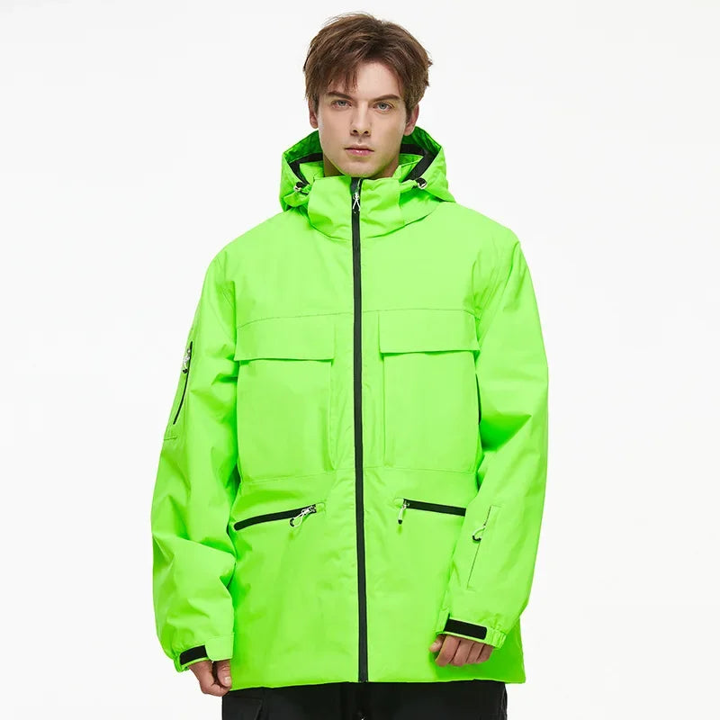 Nueva Ropa Térmica de Esquí para Hombre y Mujer, Temporada de Nieve 24-25, Ropa de Esquí y Snowboard Impermeable, Cortavientos y Cálida para Exteriores