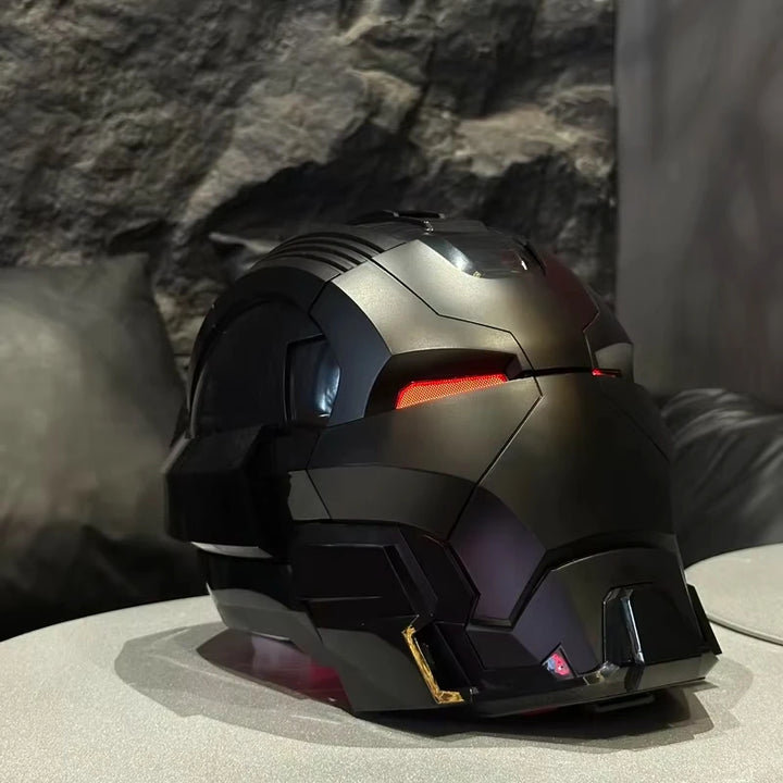 Casco de Iron Man Mk5 Mk7 Mk50 Mk17 con Control Remoto de Voz Eléctrico, Coleccionable para Adultos, Regalo para Fanáticos