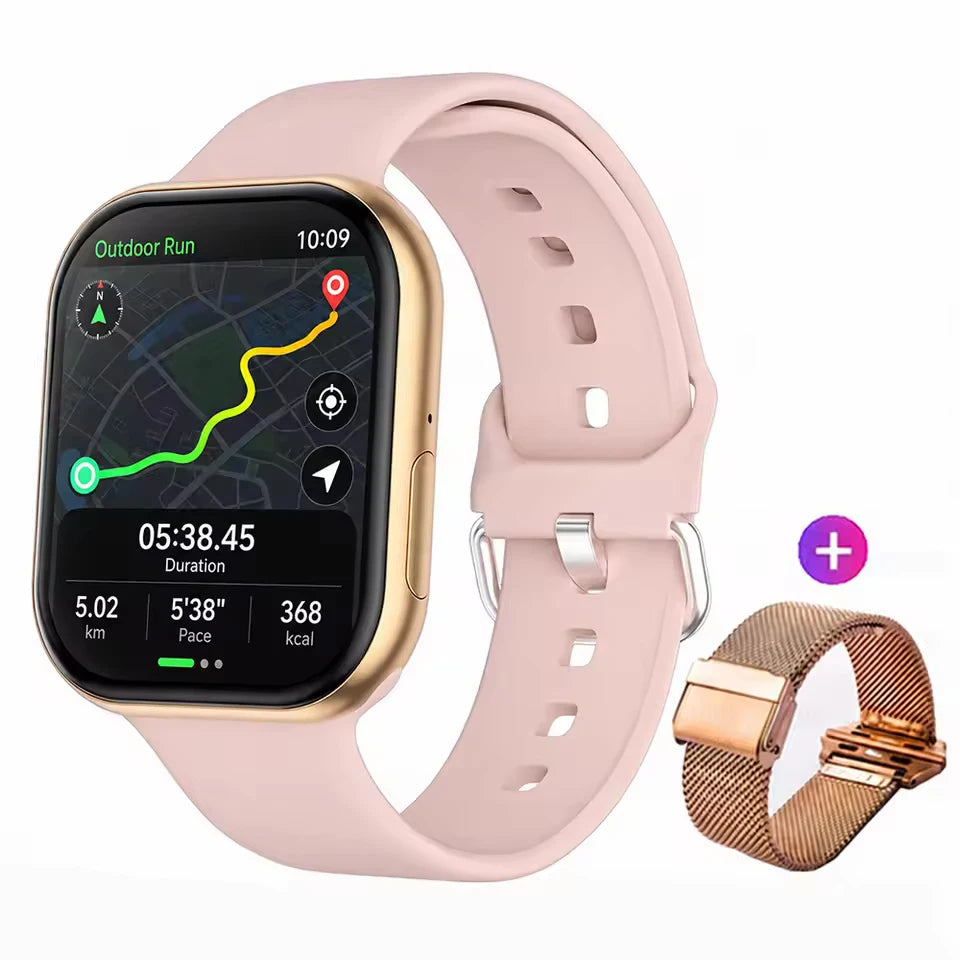 iOS New Watch Series 11 Smartwatch Ultra HD AMOLED Heart Rate GPS IP68 Waterproof Sport Fitness Wireless Call Original Bracelet