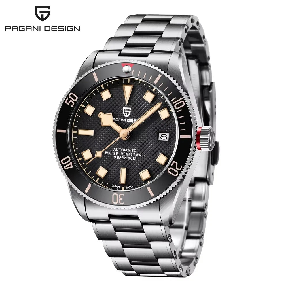 Relojes Pagani Design BB58 Retro para hombre, el mejor reloj automático de lujo 2025 para hombre, relojes de pulsera mecánicos, cristal de zafiro AR, NH35, regalo para hombre